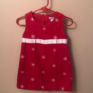 Hartstrings corduroy Christmas dress. Size 2T.